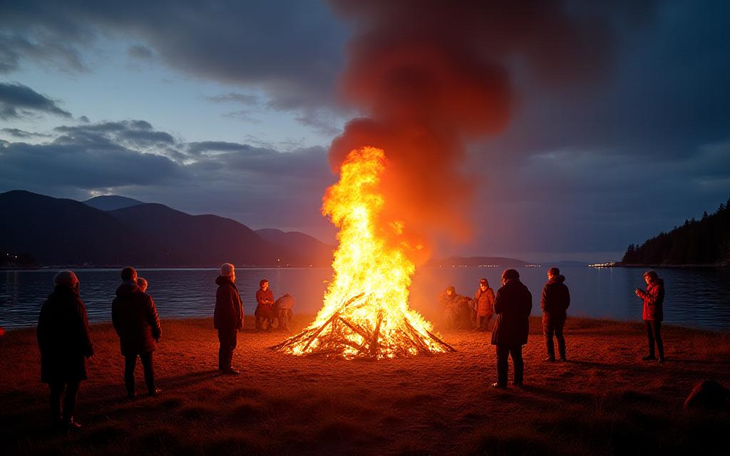 Midsommerfeiring - Sankthans